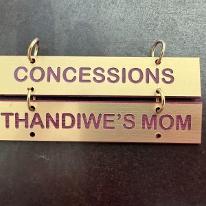 Parent badge – personalized shingle
